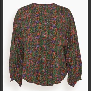 Xirena Charley shirt in navy floral